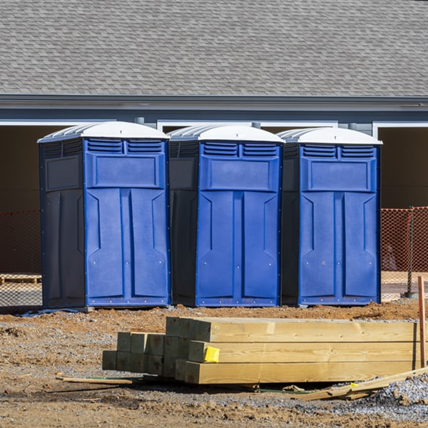 what is the cost difference between standard and deluxe portable restroom rentals in Greeley Nebraska